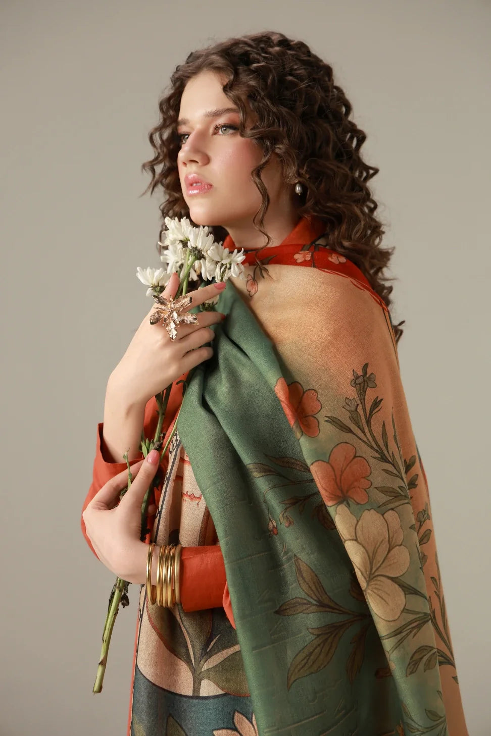 Gul-e-lala (টিউলিপ ফুল) Scarf