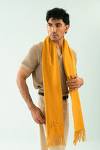 Cashmere Stole - Marigold Yellow