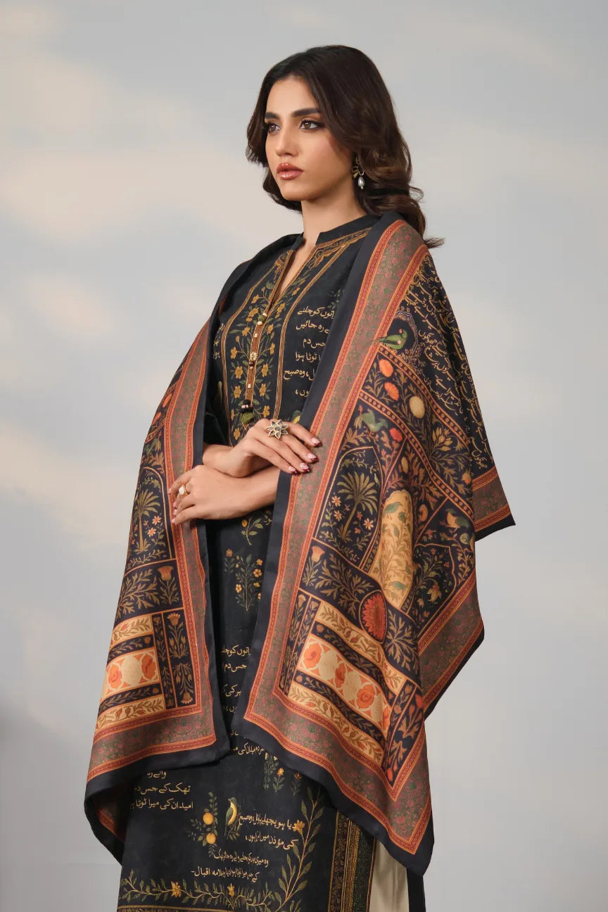 Anjuman (অঞ্জুমান) Stole - Black