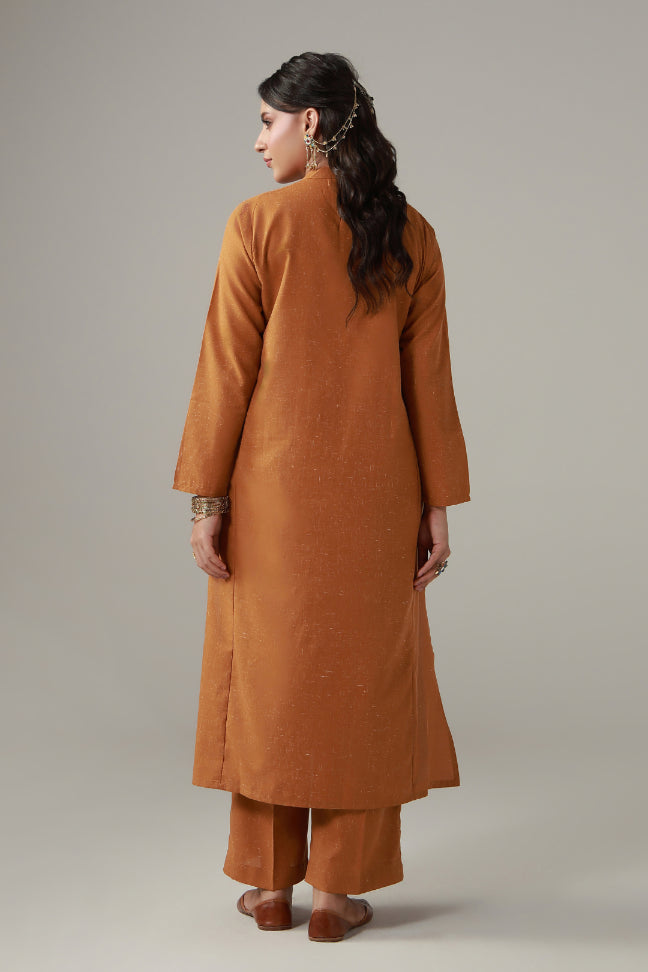 Kalidaar Co-Ord Set - Cinnamon Brown
