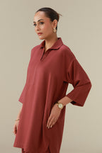 Raya Co-ord Set - Rosewood