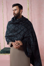 Parwana (আকুলপ্রাণ) Weaved Shawl - Teal