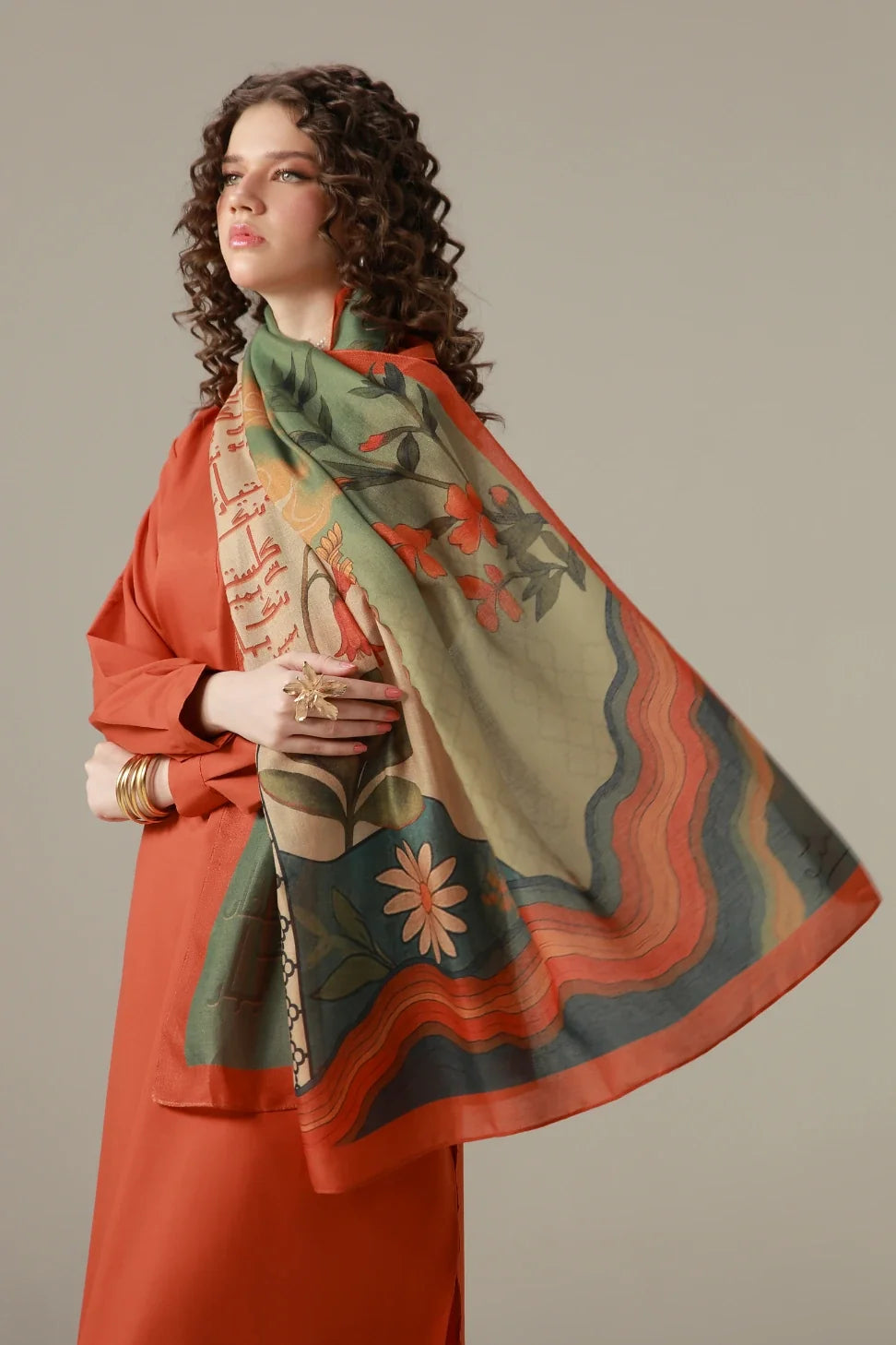 Gul-e-lala (টিউলিপ ফুল) Scarf