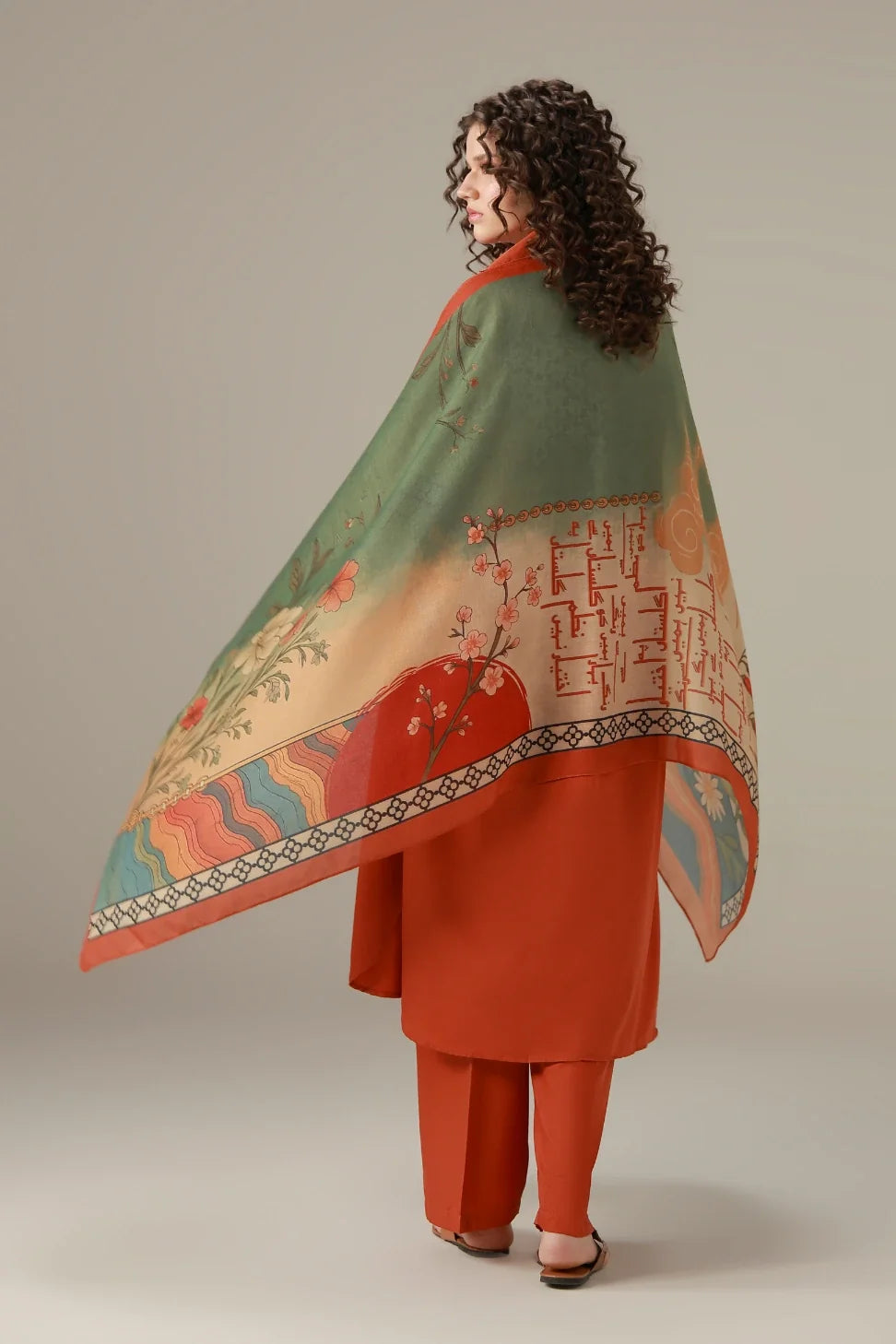 Gul-e-lala (টিউলিপ ফুল) Scarf