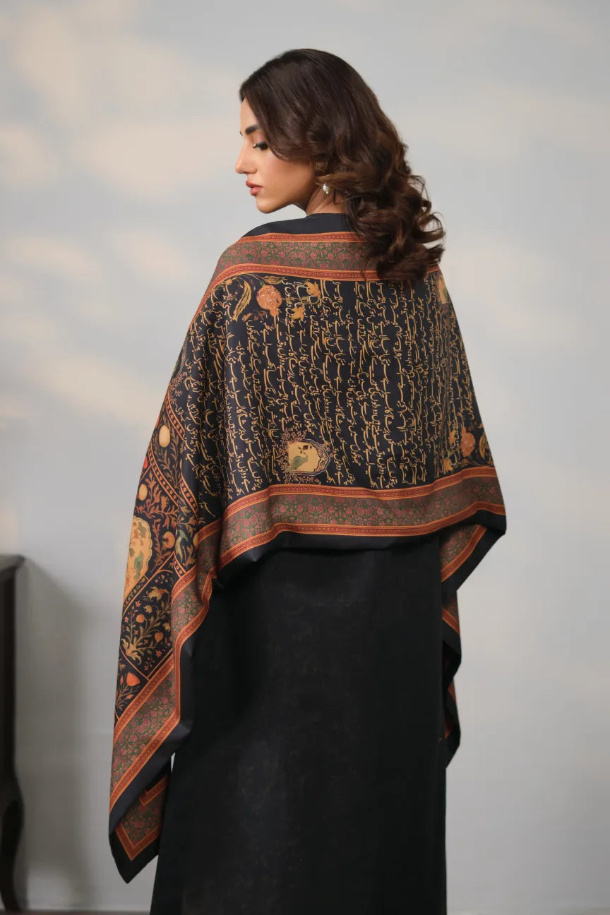 Anjuman (অঞ্জুমান) Stole - Black