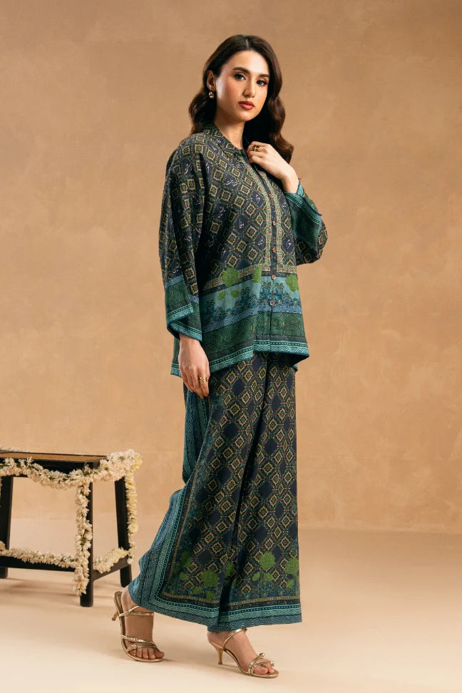 Azka (ধার্মিক) Co-Ord - Blue