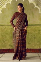 Khoobsurat (সৌন্দর্য) Saree - Maroon