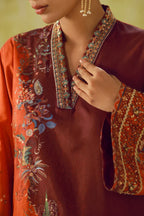 Rukhsar (সুন্দর মুখমণ্ডল) Set - Maroon