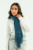 Cashmere Stole - Smurf Blue