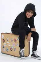 Pullover Hoodie (Kids) - Raven Black