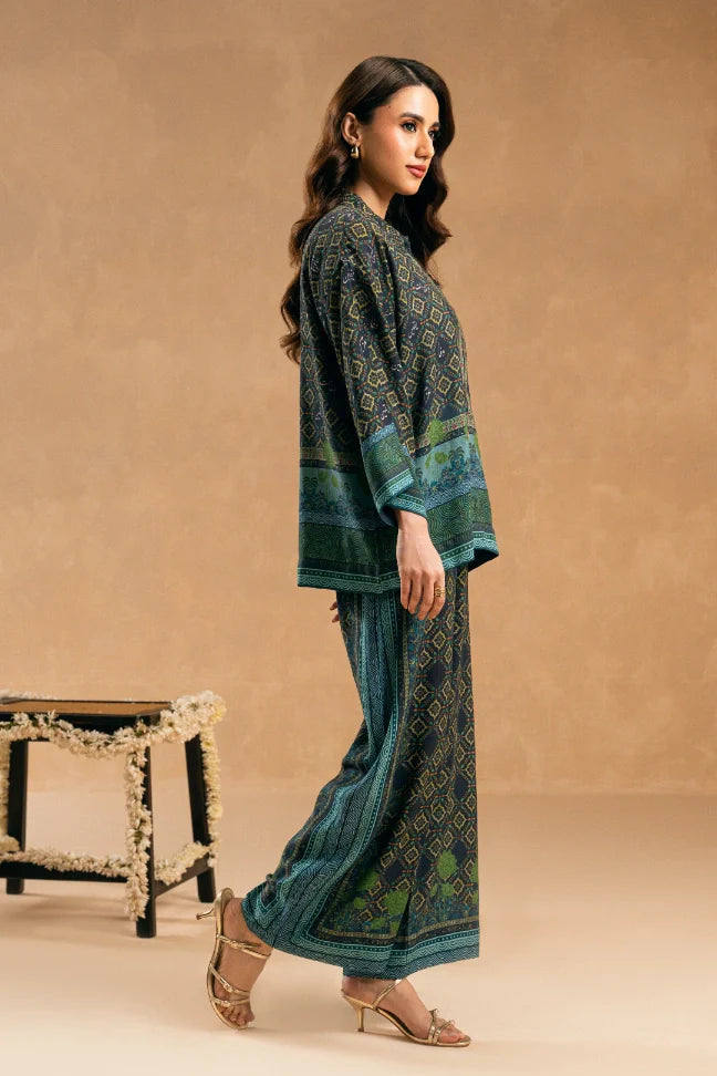 Azka (ধার্মিক) Co-Ord - Blue