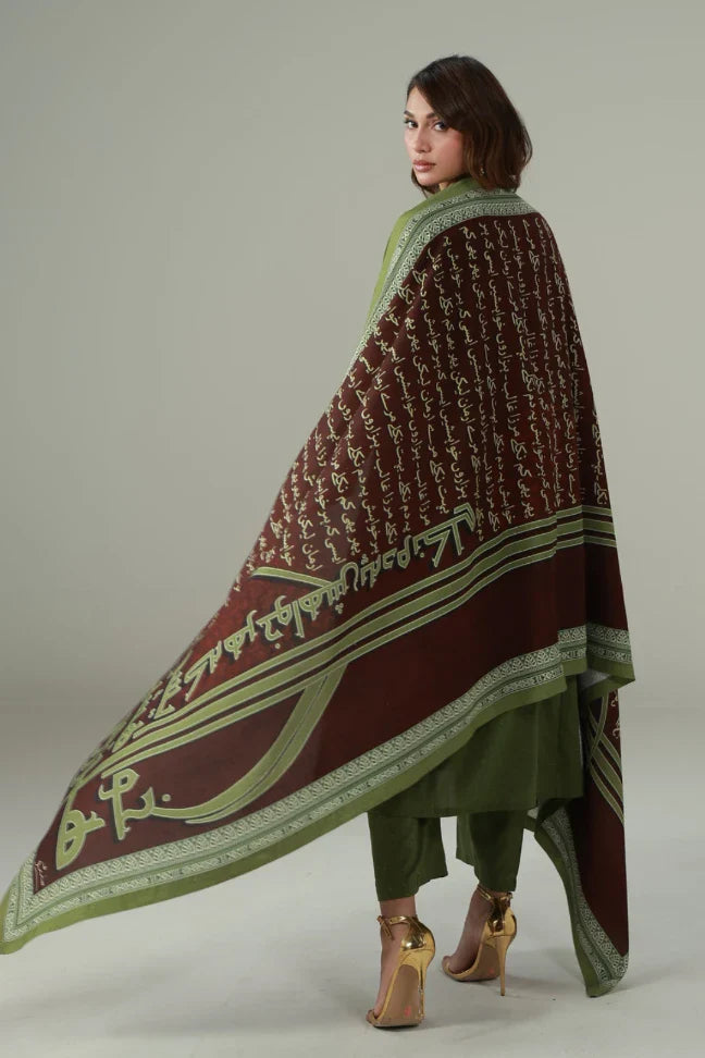 Raaz (রহস্য) Odhni - Plum