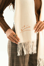 Cashmere Stole - Vanilla White