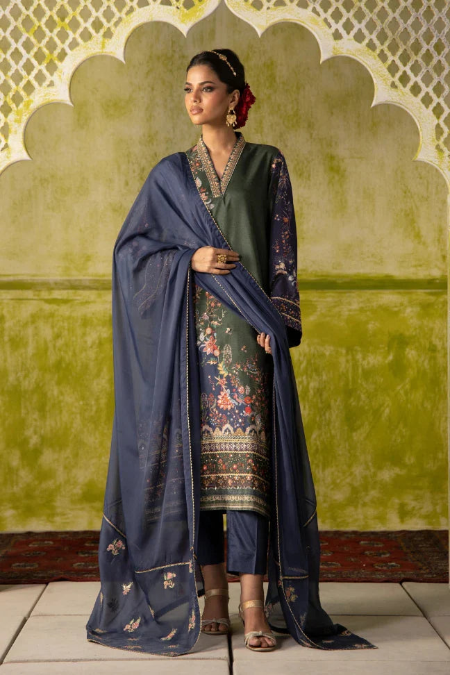 Rukhsar (সুন্দর মুখমণ্ডল) Set - Blue