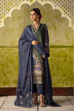Rukhsar (সুন্দর মুখমণ্ডল) Set - Blue