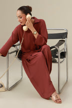 Raya Co-ord Set - Rosewood