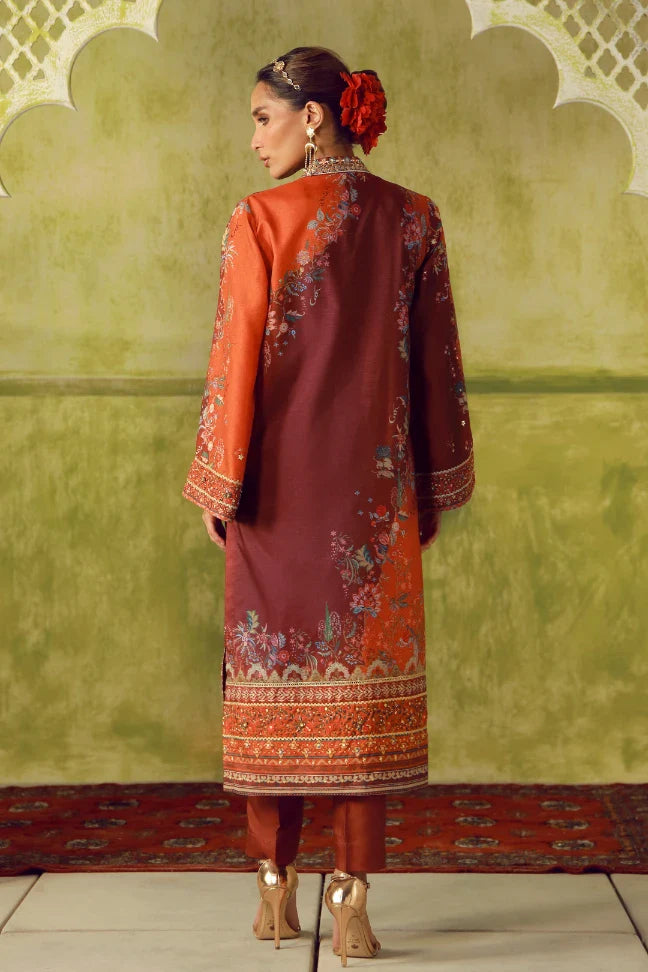 Rukhsar (সুন্দর মুখমণ্ডল) Set - Maroon