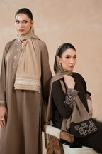 Manto Women's Hijab Friendly Embroidered Scarves