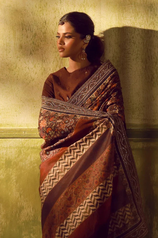 Khoobsurat (সৌন্দর্য) Saree - Maroon