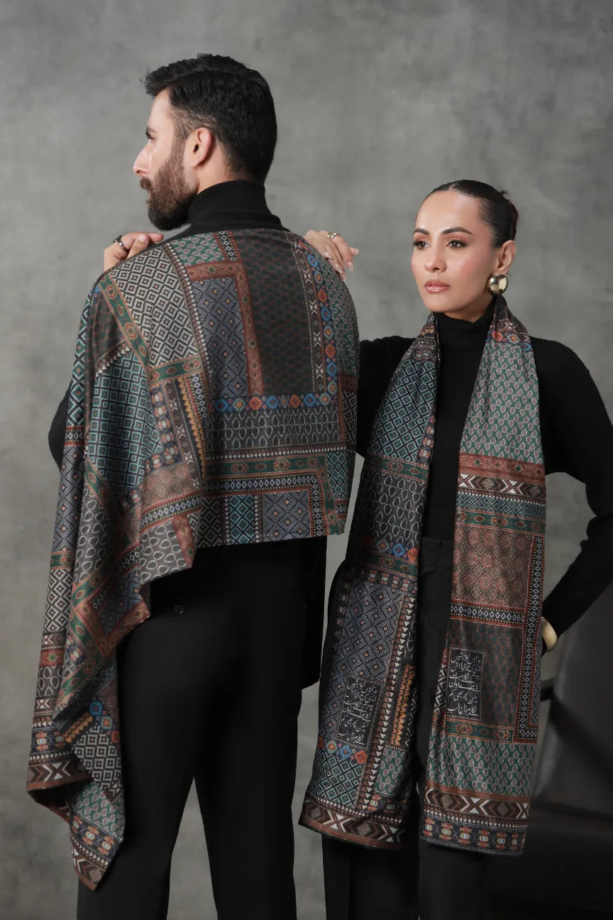 Ranjish (ক্ষোভ) Velvet Stole