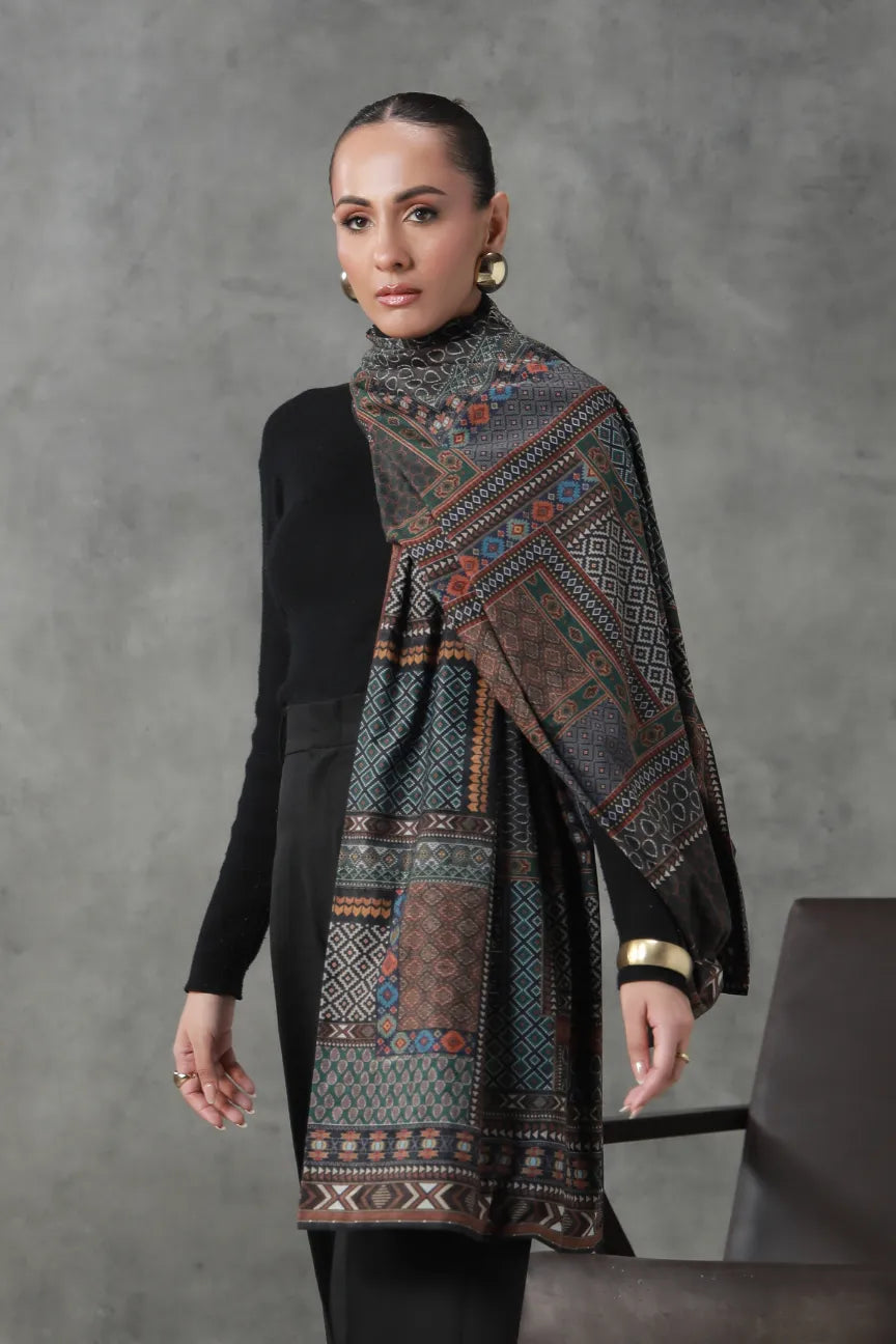 Ranjish (ক্ষোভ) Velvet Stole