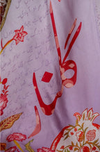 Shopmanto, wear manto, manto clothing brand, manto pakistan, ladies clothing brand, urdu calligraphy clothing, wear manto urdu calligraphy unisex women ladies soft lilac gulnaar odhni dupatta, swiss lawn dupatta