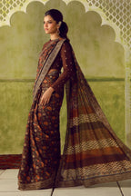 Khoobsurat (সৌন্দর্য) Saree - Maroon