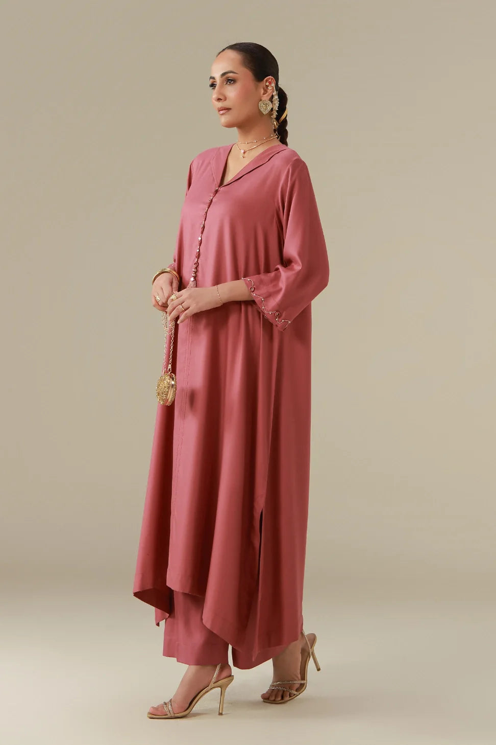 Sheesh (আয়না) Co-Ord Set - Pink