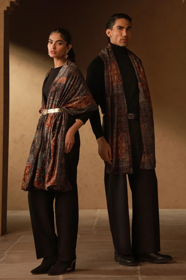 Izhaar (প্রকাশ) Velvet Stole
