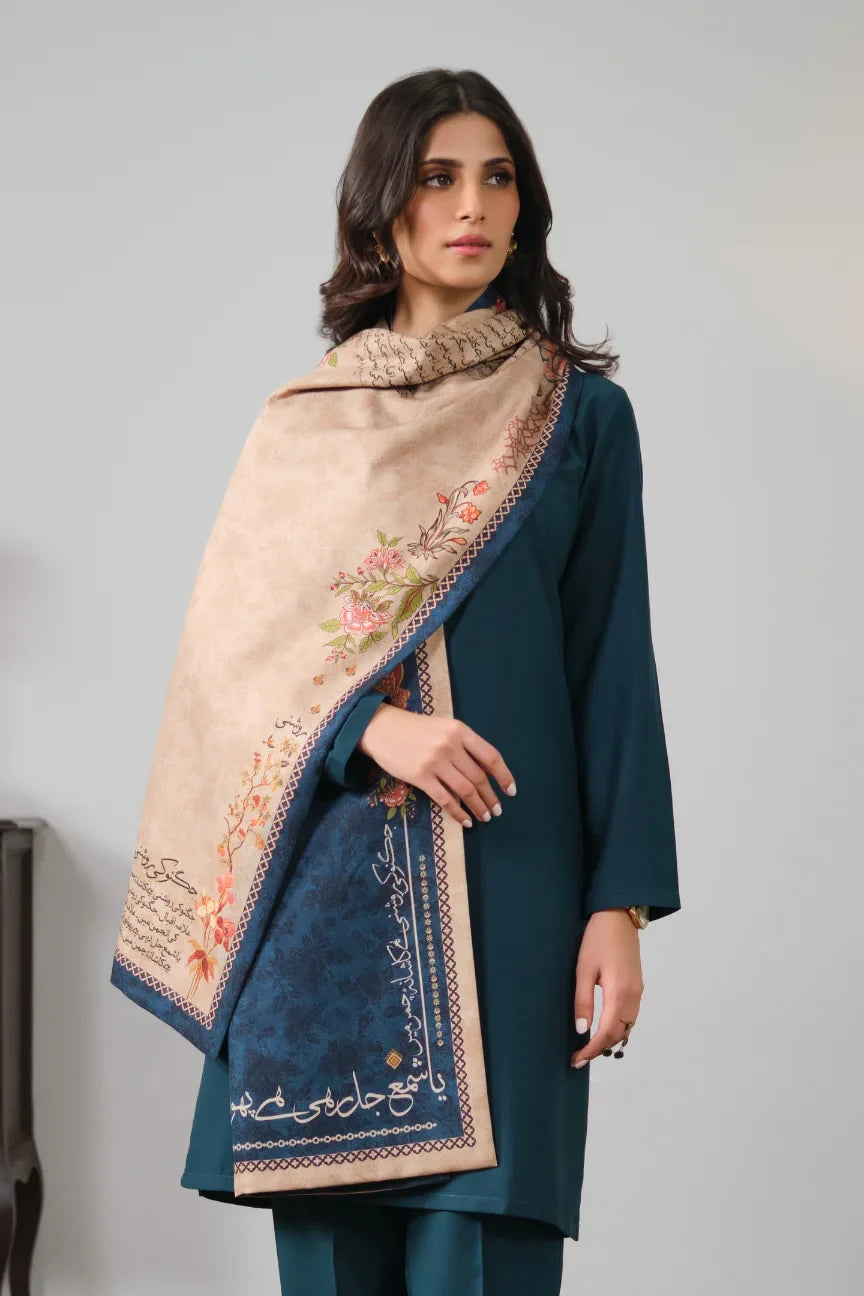 Mashal (শিখা) Stole - Blue