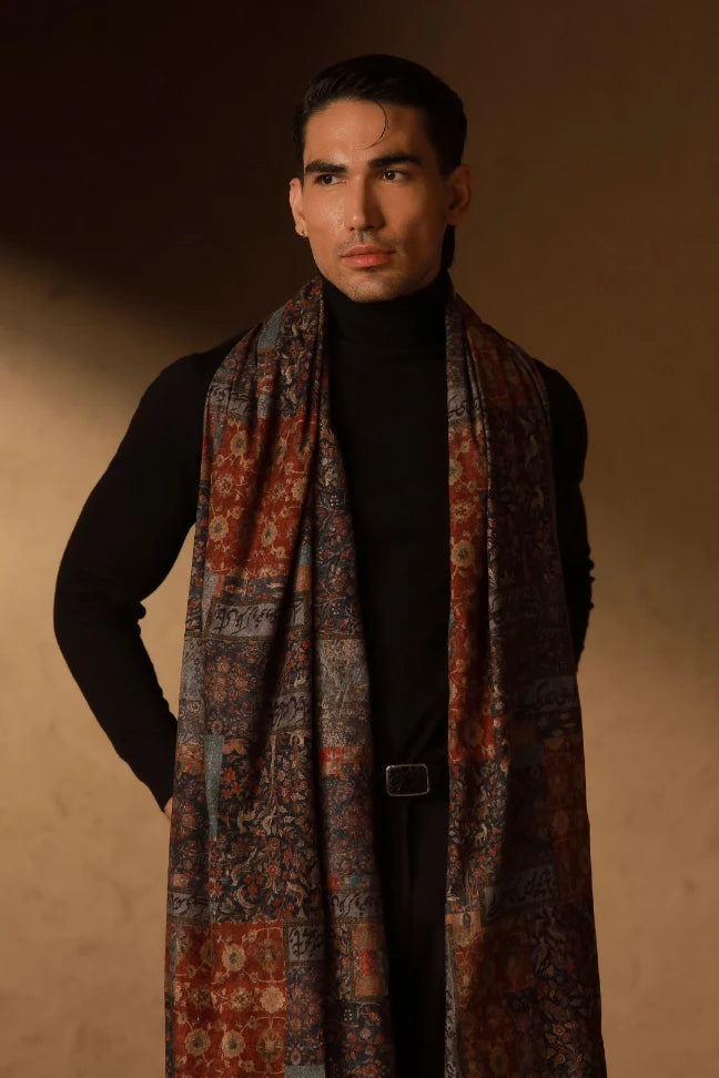 Izhaar (প্রকাশ) Velvet Stole