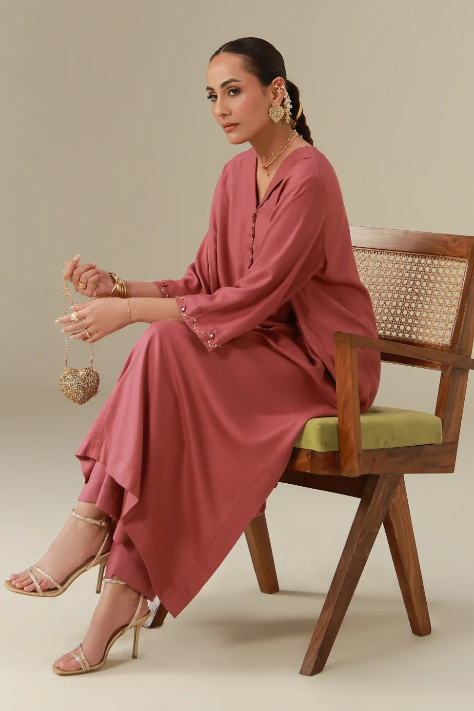 Sheesh (আয়না) Co-Ord Set - Pink