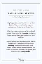 Bagh-e-Mughal (মুঘল বাগান) Cape - Black & Rust