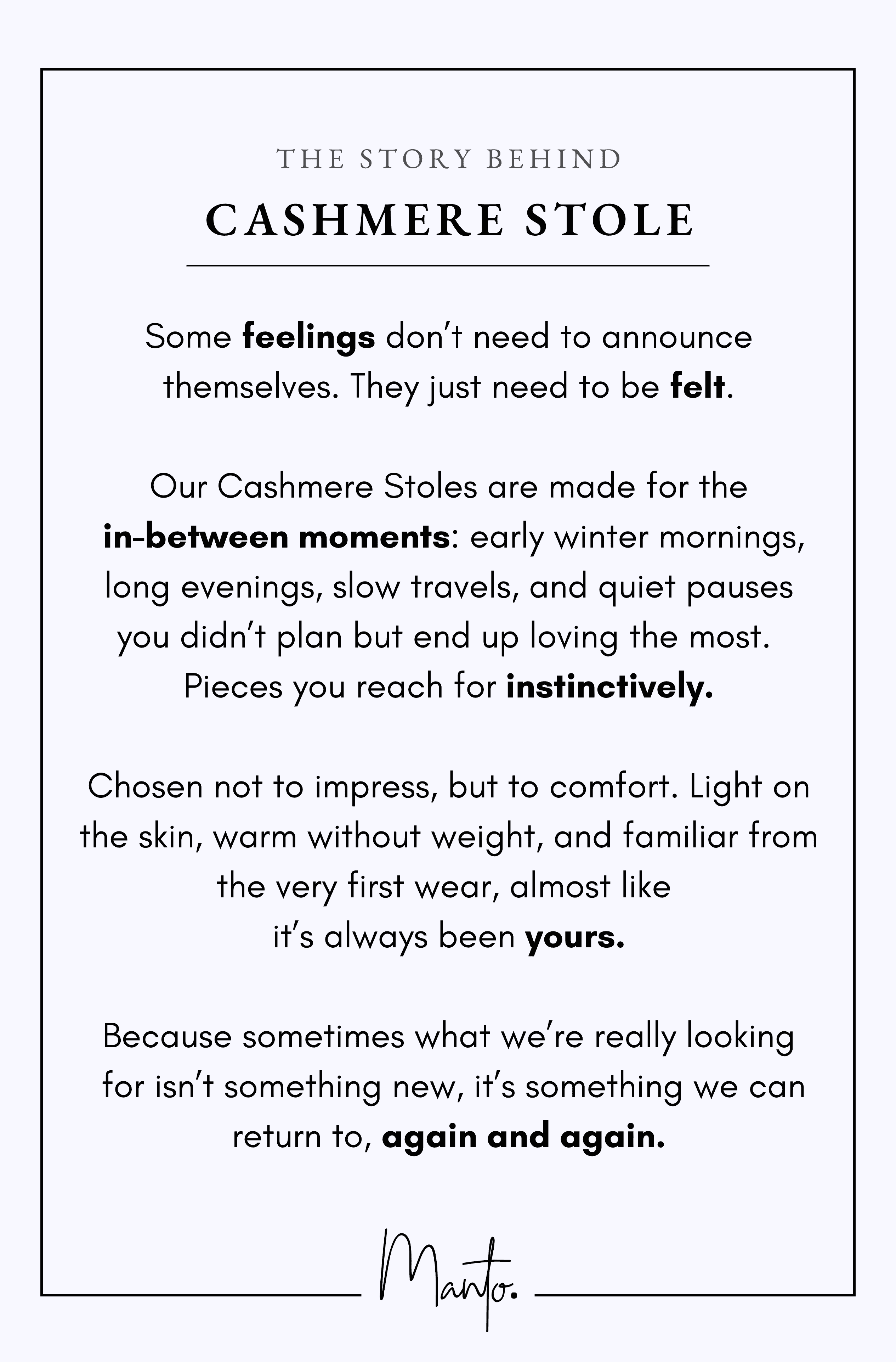 Cashmere Stole - Smurf Blue