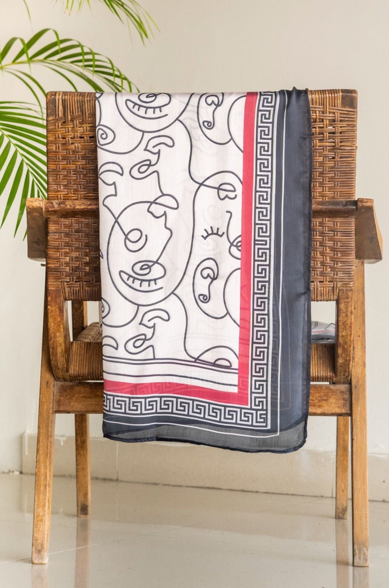 Talaash (অন্তরের অনুসন্ধান) Scarf - White