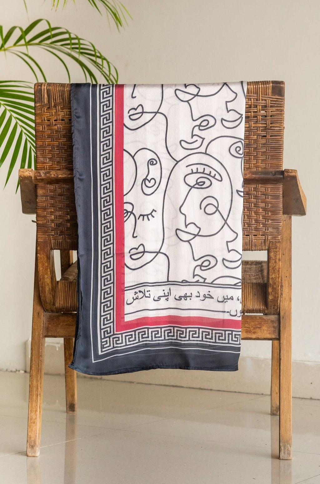 Talaash (অন্তরের অনুসন্ধান) Scarf - White