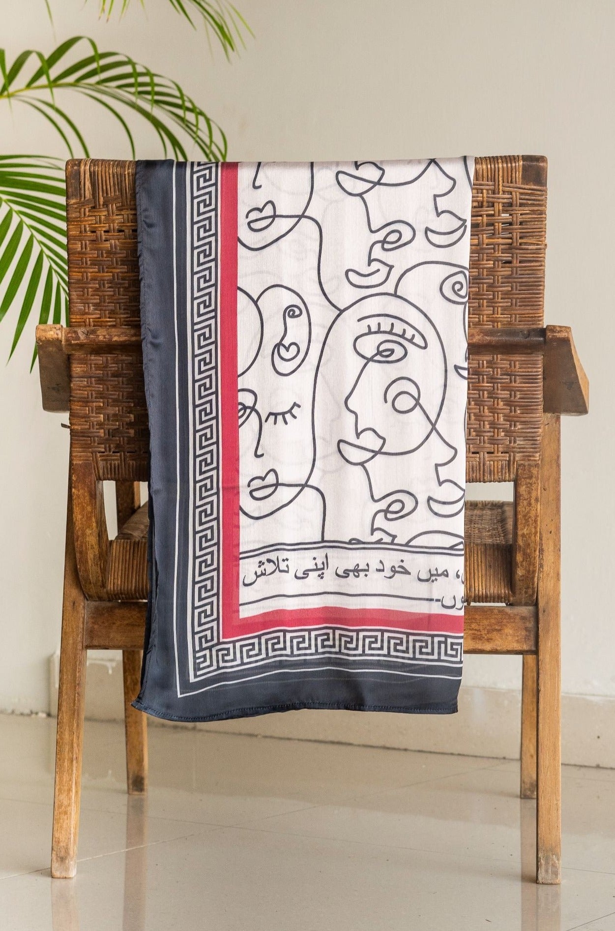 Talaash (অন্তরের অনুসন্ধান) Scarf - White