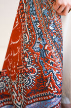 Talaash (অন্তরের অনুসন্ধান) Odhni - Blue & Rust
