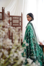 Bol (বল) Odhni - Shaded Green