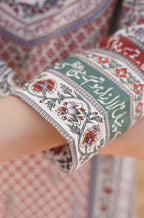 Gul-e-Jahaan (জগতের ফুল) Kurta - Brick Red