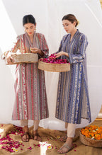 Gulistan (ফুলের বাগান) Stripes Kurta - Blue