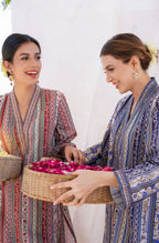 Gulistan (ফুলের বাগান) Stripes Kurta - Brick Red