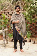 Ishq (ভালোবাসা) Odhni - Grey