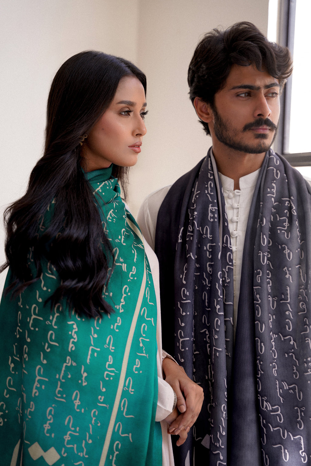 Karvaan (যাত্রীদল) Stole - Teal Blue