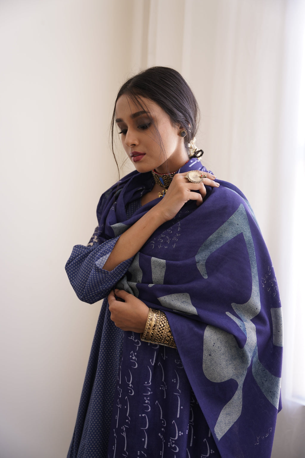 Junoon (উন্মাদনা) - Midnight Blue Stole