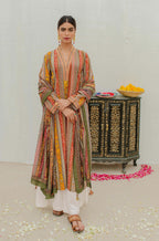 Gulistan (ফুলের বাগান) Stripes Dupatta - Mustard