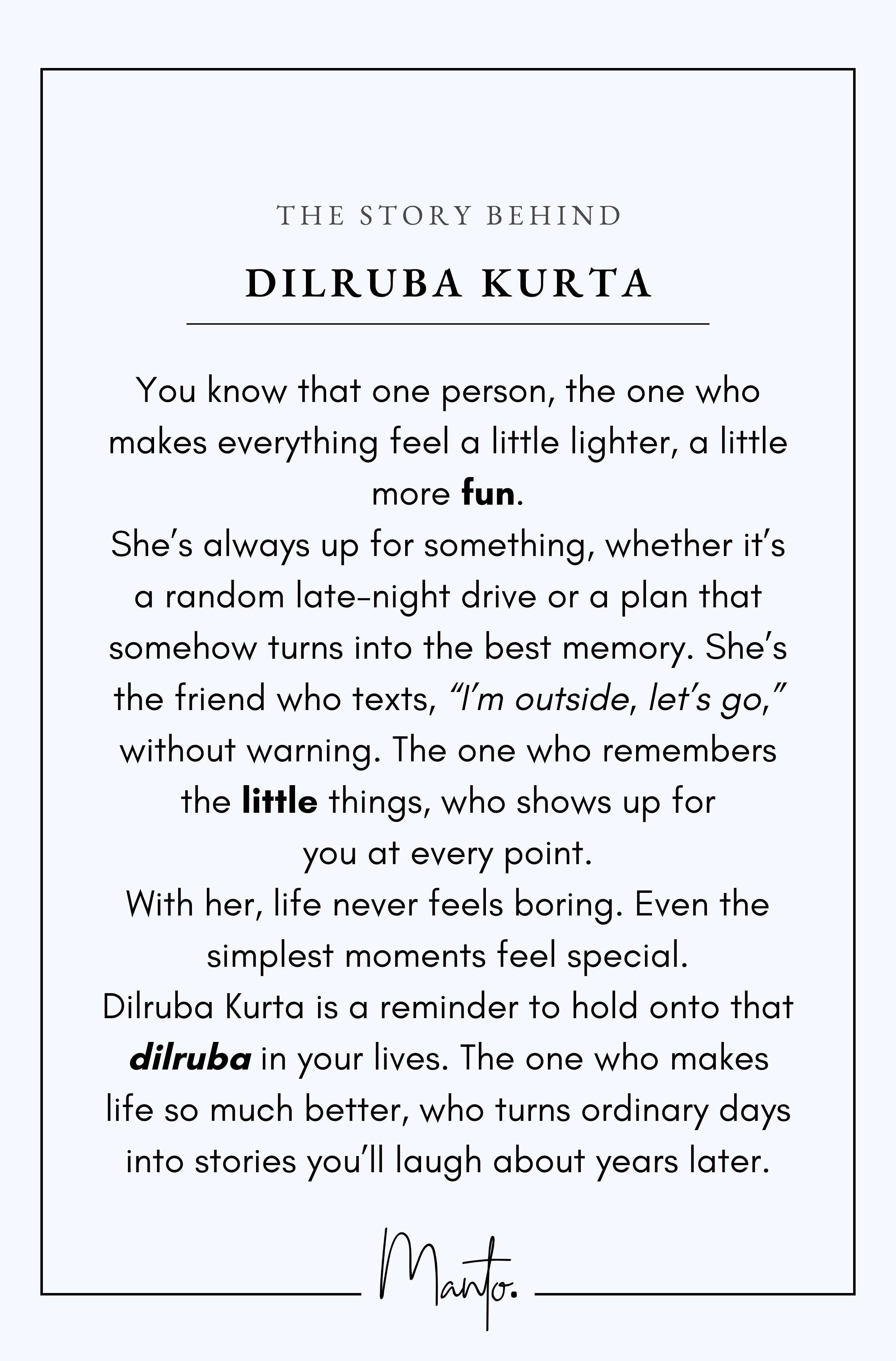 Dilruba (হৃদয়করা) Kurta