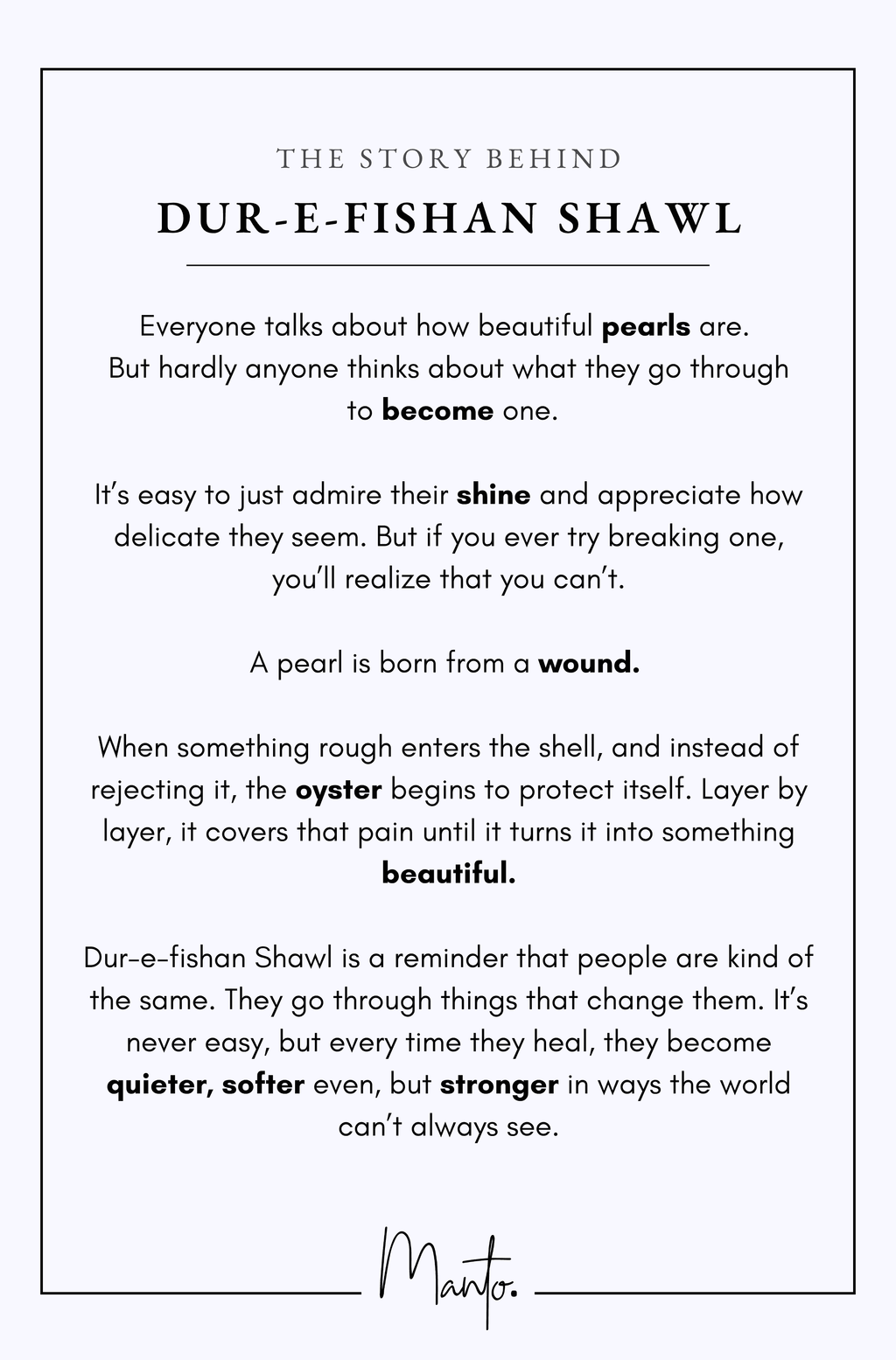 Design Philosophy of Dur-e-fishan Shawl