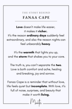 Design Philosophy of Fanaa Cape