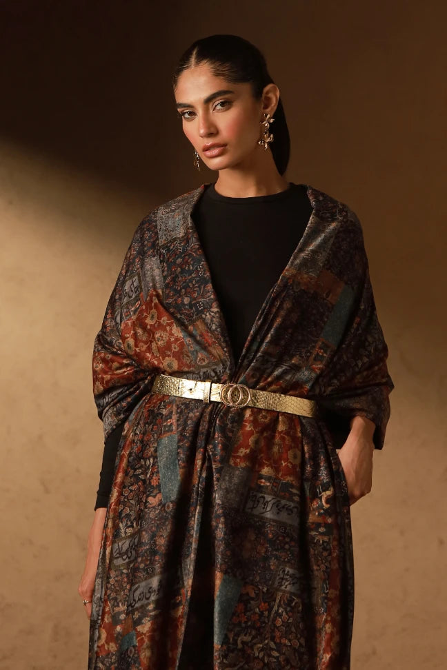 Izhaar (প্রকাশ) Velvet Stole
